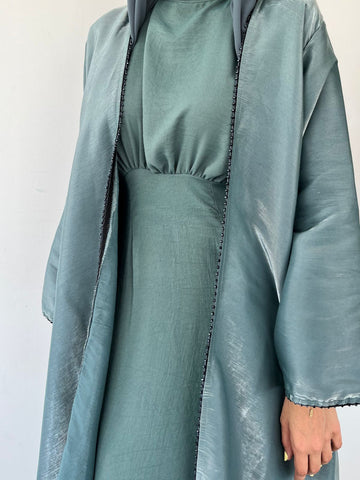 jasmin blue abaya