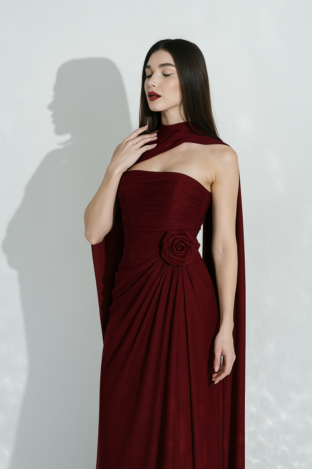 Pink rose dress