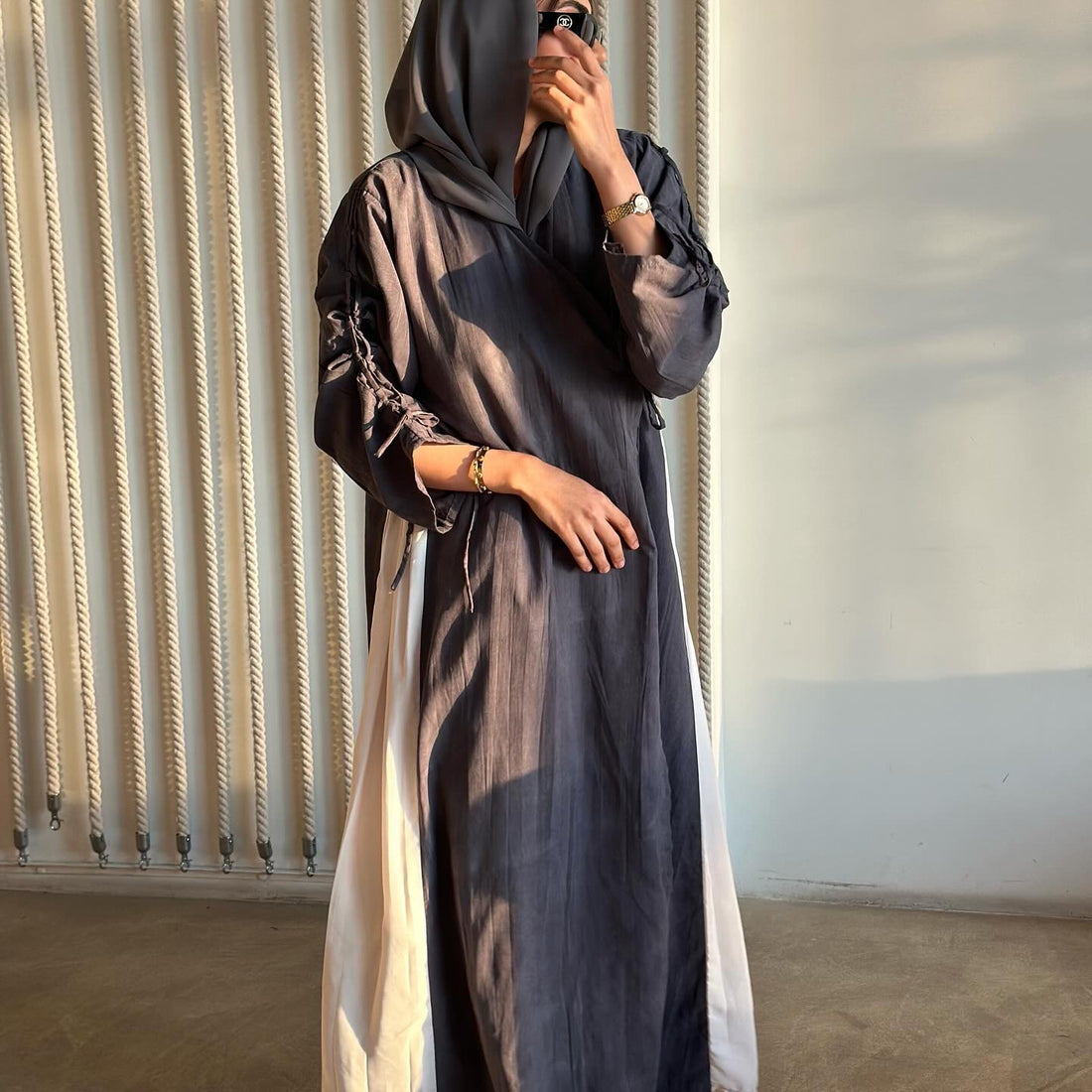 Korean style abaya