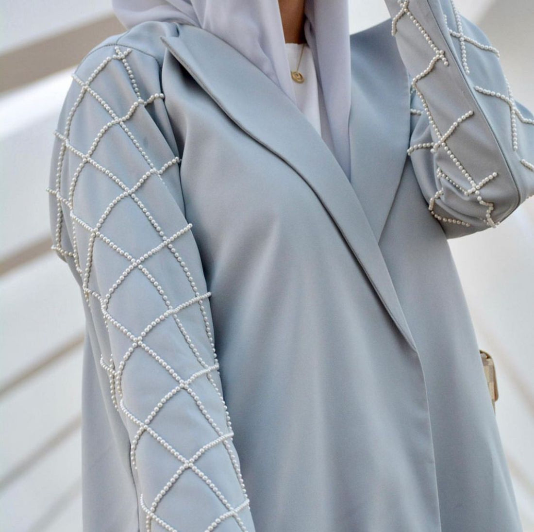 pearl abaya