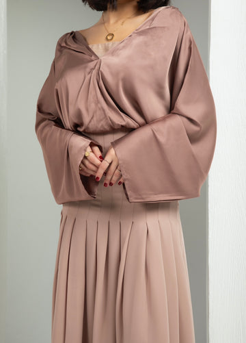 light rose Korean style blouse