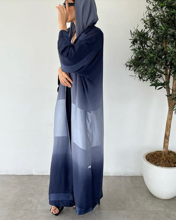 Blue ombré abaya