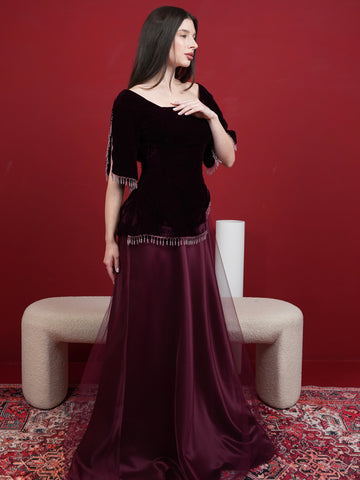 Red Crystals dress