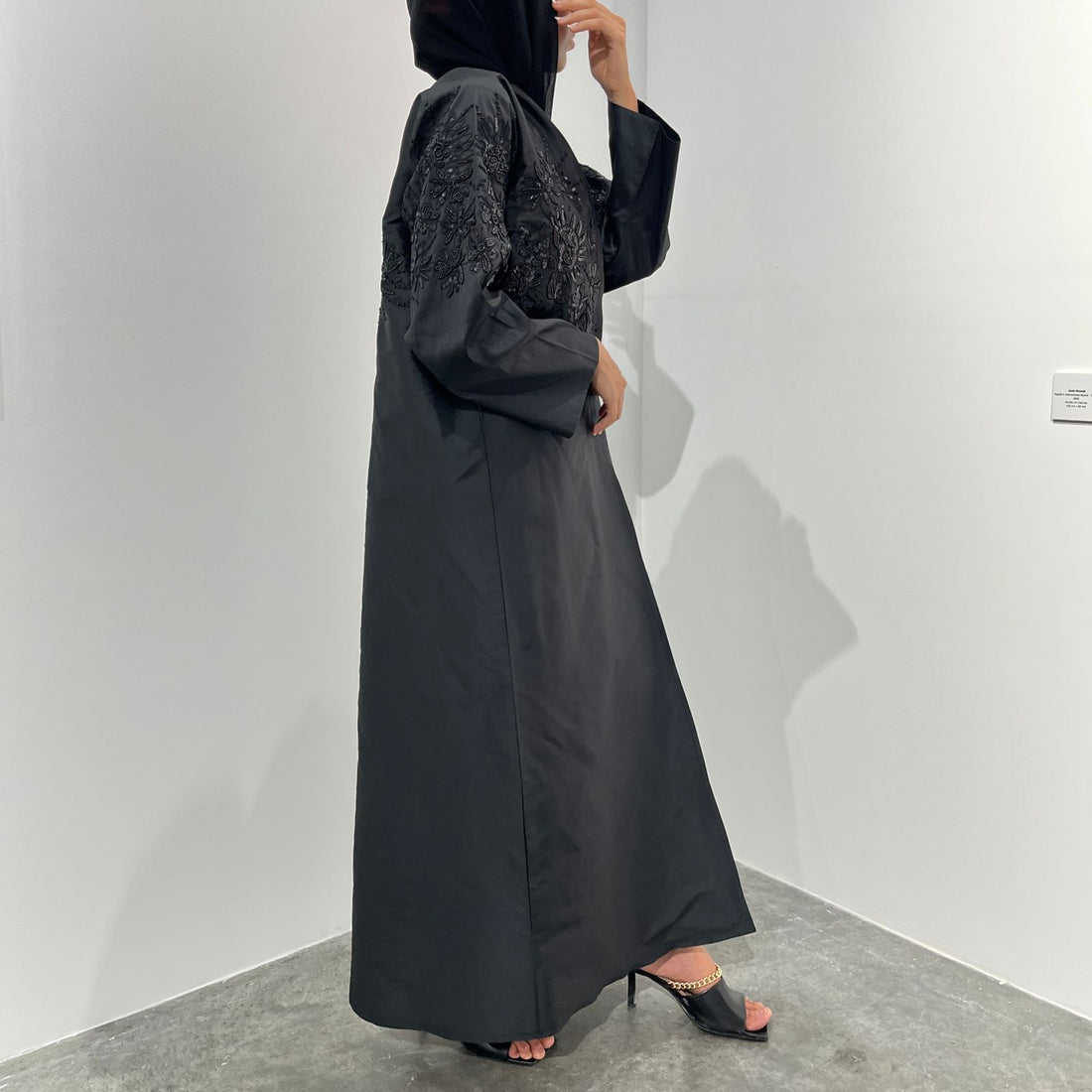 black taffeta