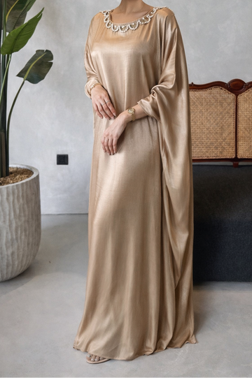 shiny gold dress